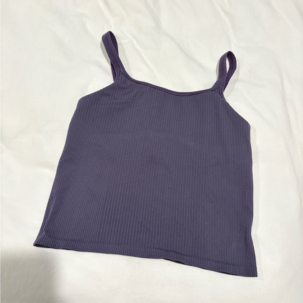 LULULEMON: Ebb to Street Scoop-Neck Cropped Tank Top